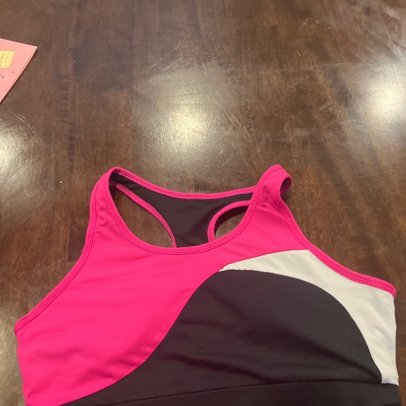 Fablectics Bra-Pink, black, and white - Picture 1 of 2